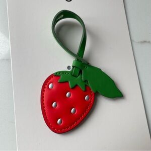 Kate Spade New York X Target Strawberry Bag Charm Lanyard Keychain
